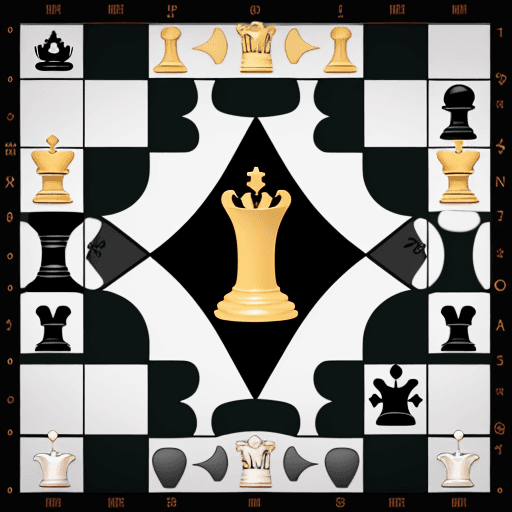 AI generated: create a logo which would suite the nick crazy chess puzzle
