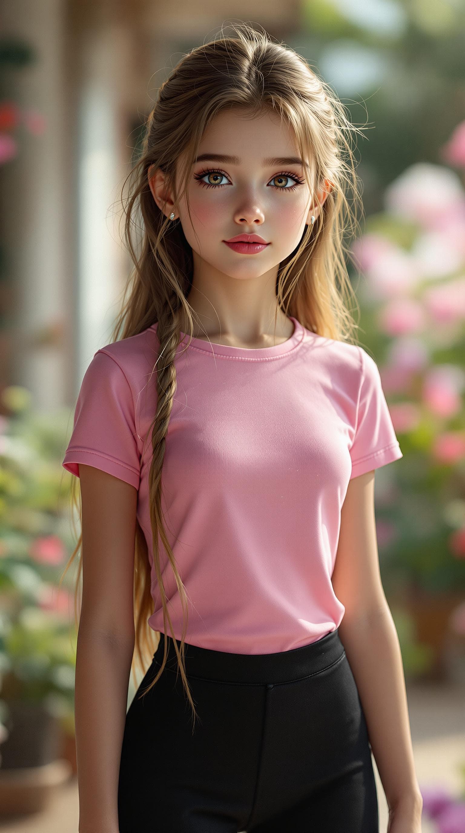 AI generated: djrny-v4 style, score_13, score_28_up, score_37_up, a professional photo of a the beautiful 12 year ...