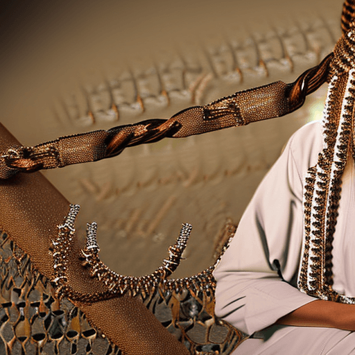 AI generated: a young woman wearing a hijab wearing a beige Muslim dress, crying, falling on her knees on a prayer...