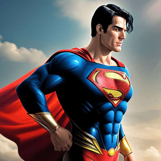 AI generated: superman
