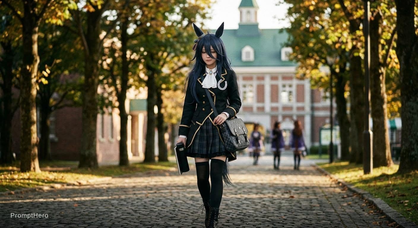 AI generated: umamusume manhattancafe