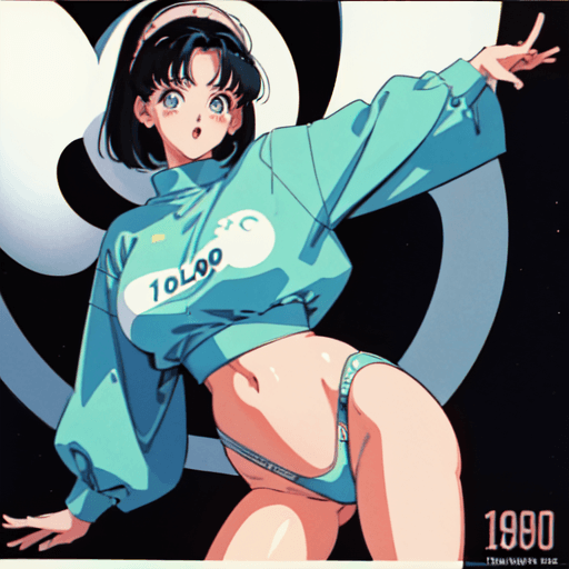 AI generated: 1girl, solo, anime, (1990s art style:1.6), police, masterpiece, best quality, highly detailed, detai...
