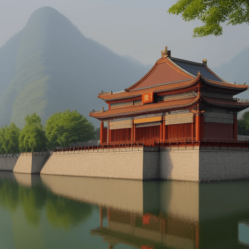 AI generated: 中国国旗