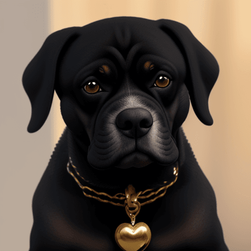 AI generated: Um buldogue francês macho, de cor preta, estilo realista, 4k ao lado de sua bolinha amarela ao lado....