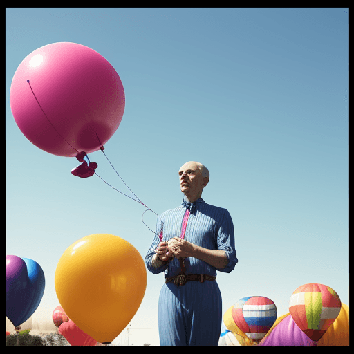 AI generated: balloon man