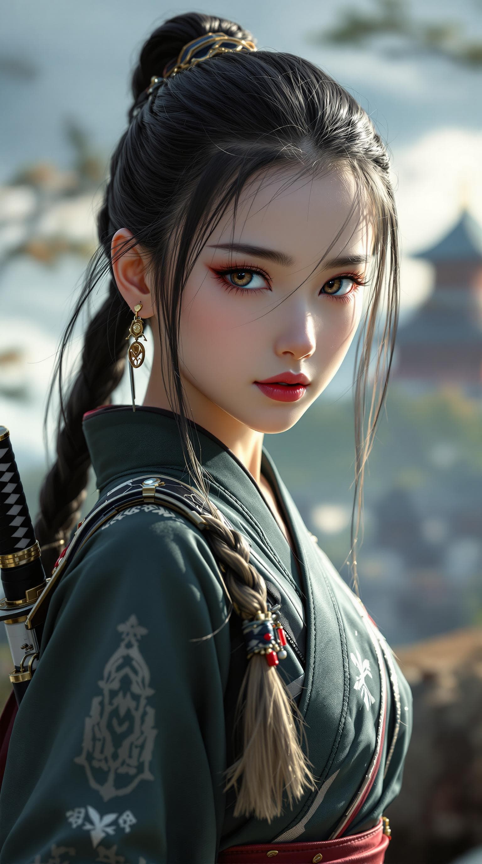 AI generated: a professional photo of a exceptionally beautiful girl in the world (must be age 7), (seven year old...