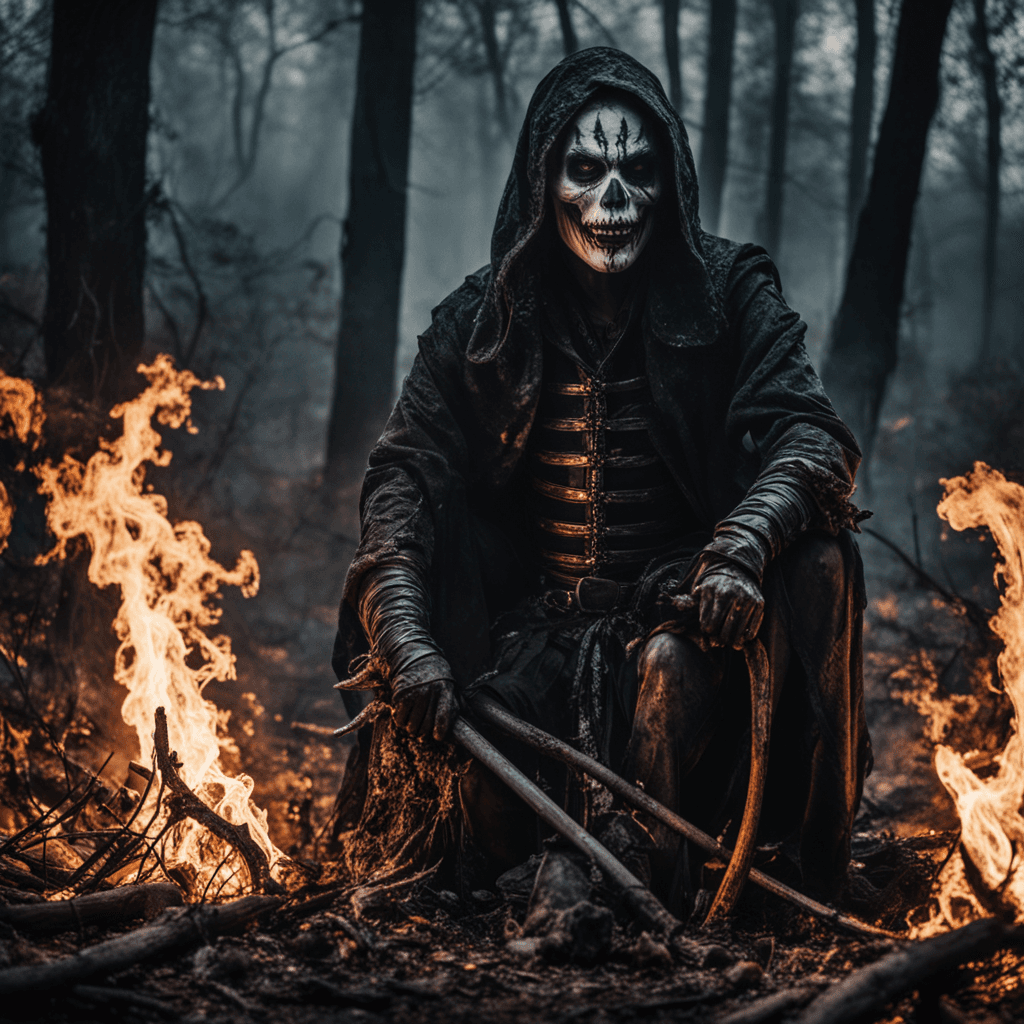AI generated: different positions,cinematic ,rotten and Tearing clothes,The Infinite Evil,Female many bones and sk...