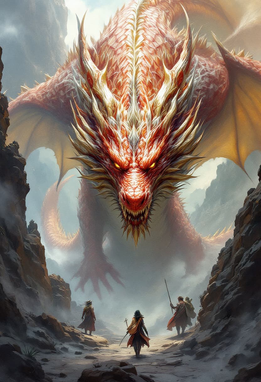 AI generated: A strong Dragon (((full body view))) that emphasizes strong character, A huge and strong posture fro...