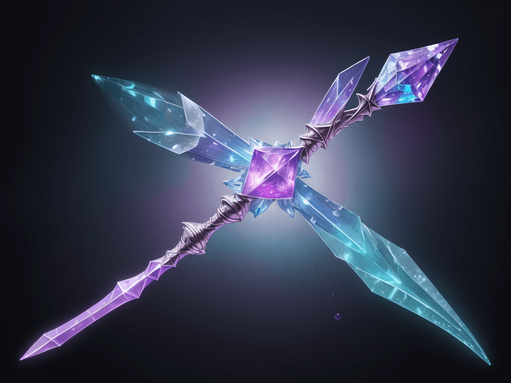 AI generated: a fairy wand, A lone magic star wand with runes crawling across its handle::2. 5 Artstation Video Ga...