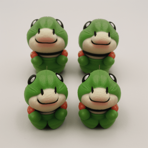AI generated: multiple yoshis 