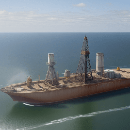 AI generated: Entreprise pétrolière sur laquelle il  est écrit dessus, POUOKAM Oil Compagny