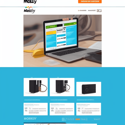 AI generated: Mobify e-commerce website for electronics