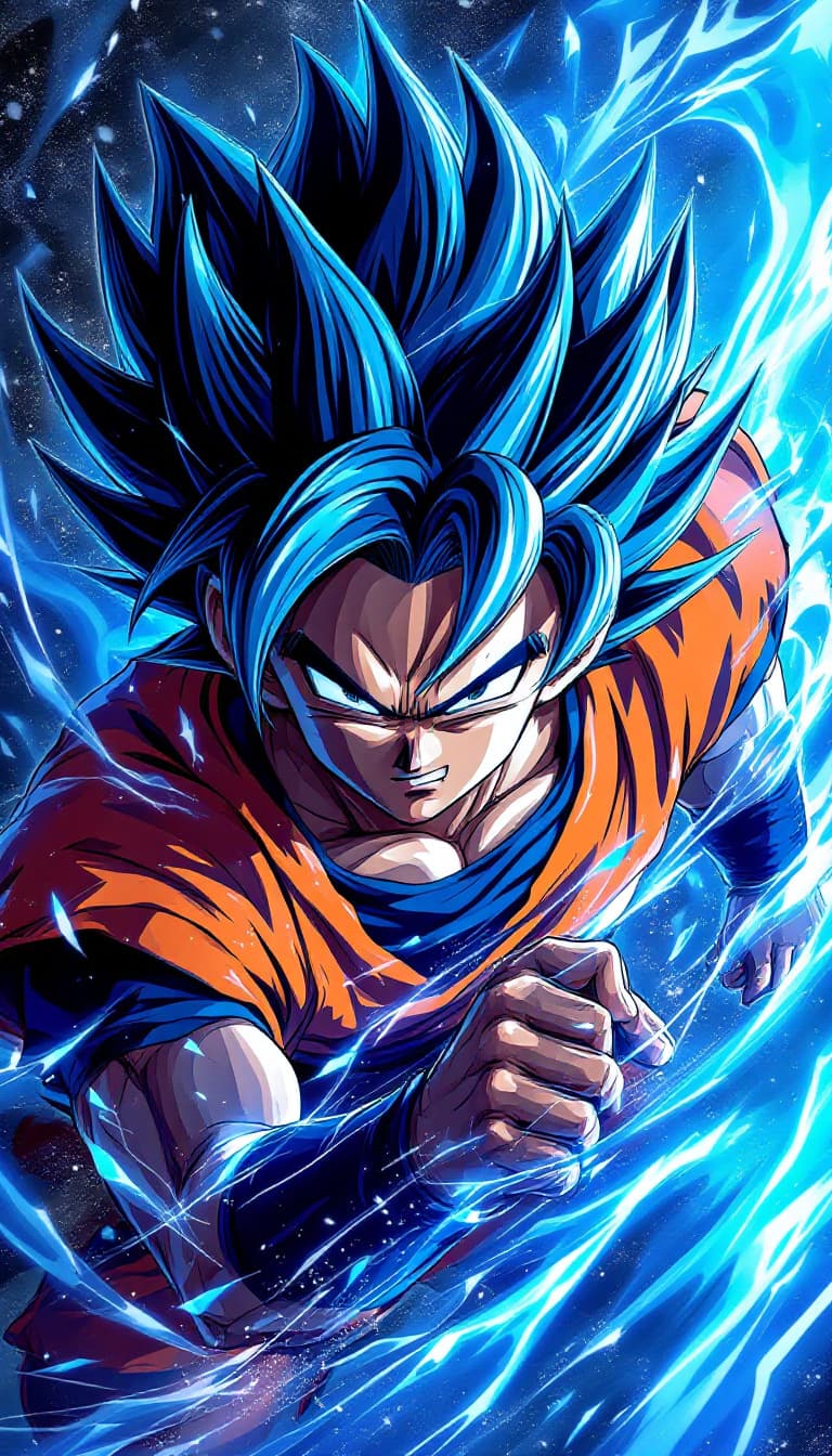 AI generated: dragon ball anime art wall art picture with dragon ball art / dragon ball xv, in the style of dark a...