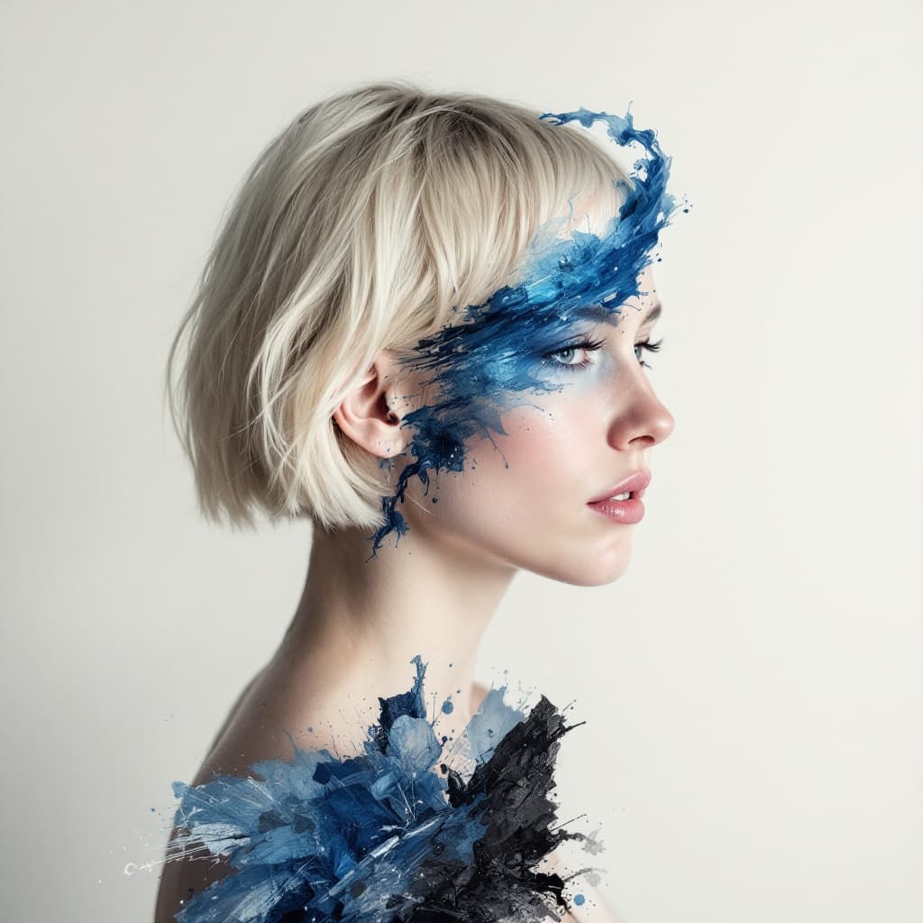 AI generated: lost the prompt a mix of old philosopy writing and casual hair color 