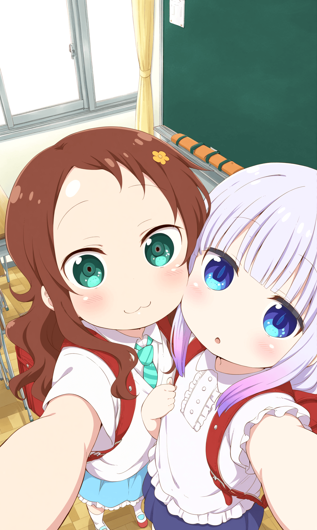 Kanna Kamui and Riko Saikawa: Maid Dragon Kobayashi official