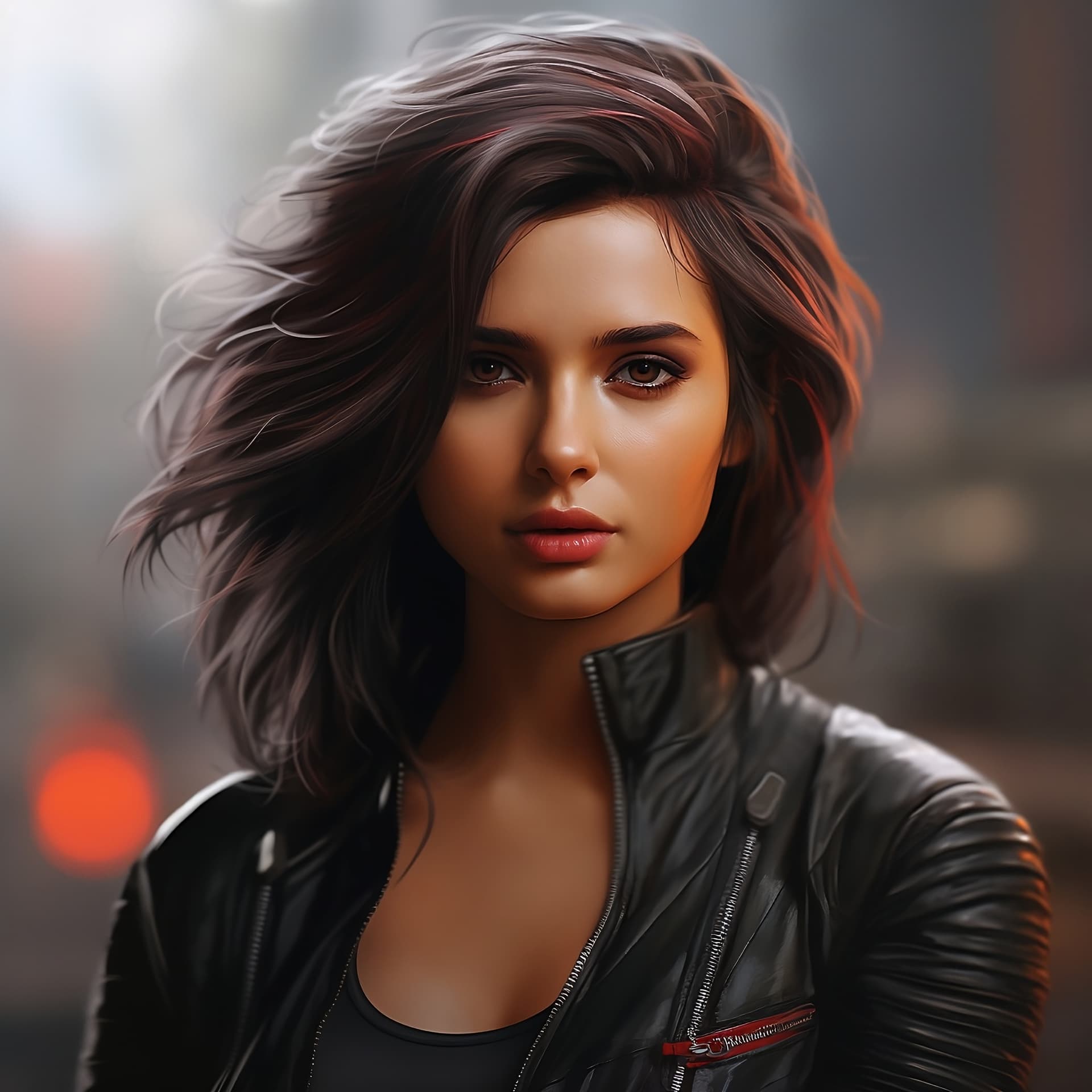 AI generated: Create a image of a Kollywood actress samantha Ruth Prabhu as black widow, hyperrealistic, photograp...