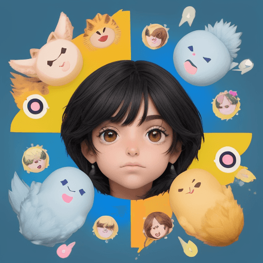 AI generated:  Crea un emoji que sea verdaderamente único y atractivo, algo que nunca antes se haya visto. Debe se...