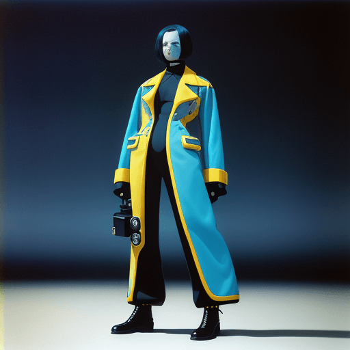 AI generated: Hypefantastic planet, Award - winning, full body portrait photograph shot with Kodak Portra 800, a H...