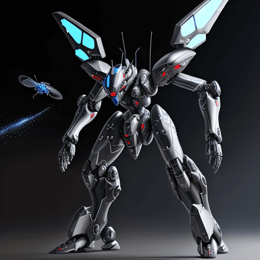 AI generated: 100 unit army, blue ant army group with silver armor invasion the planet, gun fire each other with r...