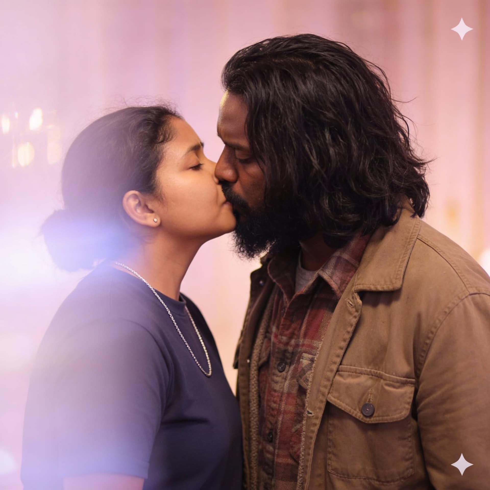 AI generated: Kissing and romance with my bf 