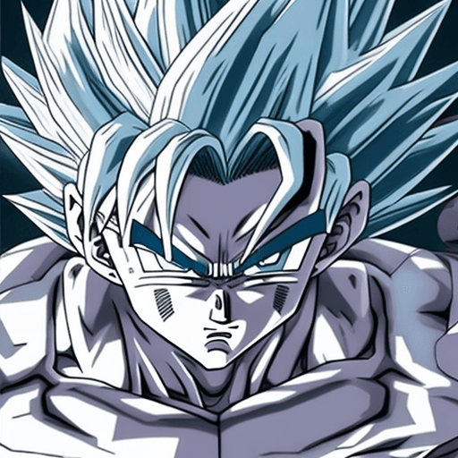 AI generated: dragon ball anime art wall art picture with dragon ball art / dragon ball xv, in the style of dark a...
