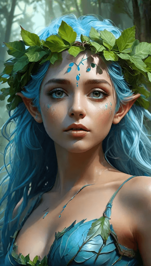 AI generated: (masterpiece), best quality, expressive eyes, perfect face, a mesmerizing digital painting of a fore...