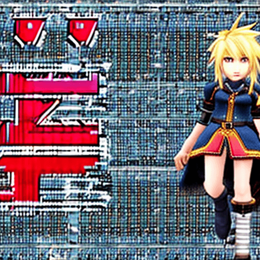 AI generated: Scarlet from final fantasy, scrltff7v1, video game art, best quality, blonde haired