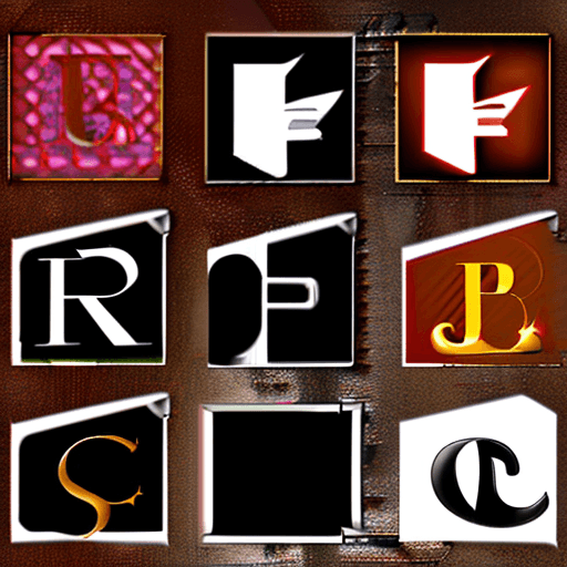 AI generated: logo letters "fb", ligature, elegant, fancy