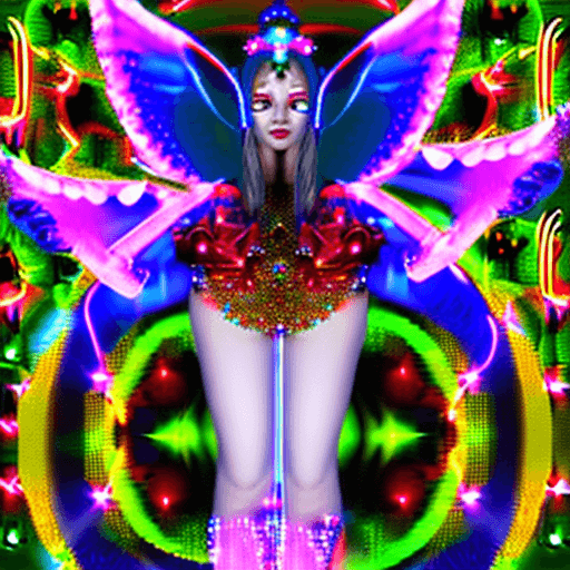 AI generated: Sanctuary, Temple, Devil fairy(female), dark magic, Devil soul, Jinn, Demon, divine, clean skin, par...