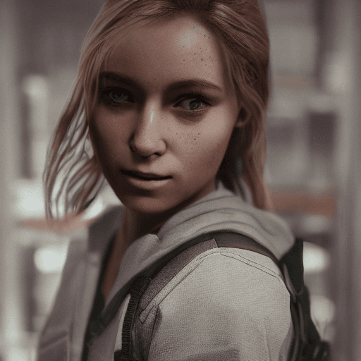 AI generated: Kodak portra 400, 8k, sweet girl PMC from Escape from Tarkov, volumetric lighting, real life, close-...