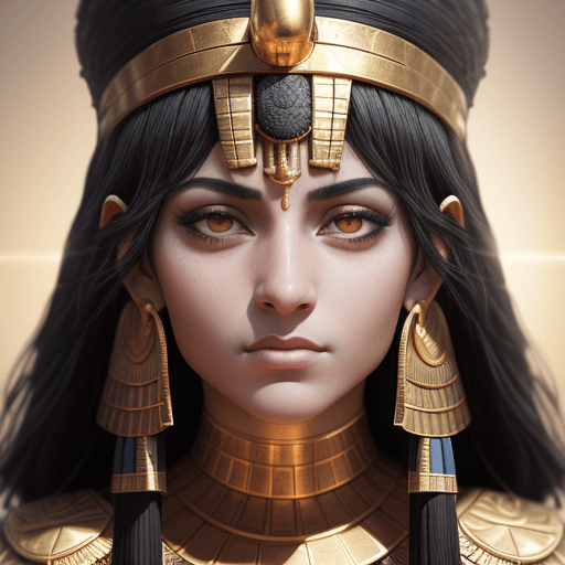 AI generated: Isis god of egypt ::5 Premium Portrait Photography::4 well-lit, sharp-focus, high-quality, artistic,...