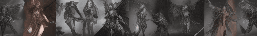 AI generated: Demonic Elves with Wings, Luis Royo Style, Full Body Shot, Hyperrealistic, Photorealistic, Instant D...