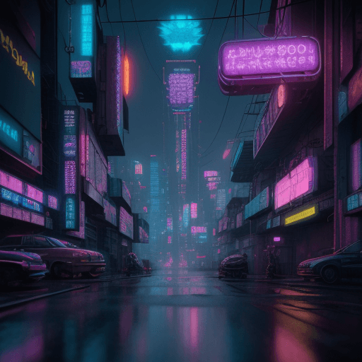 AI generated: magic city ,neotokyo , cyberpunk,lsd,mushroom, cinematic, hyper realism, high detail, octane render,...