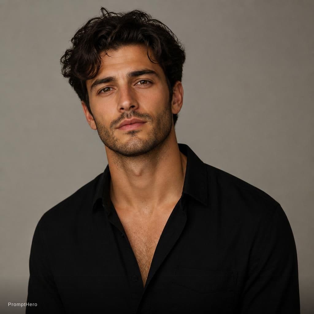 AI generated: Man model