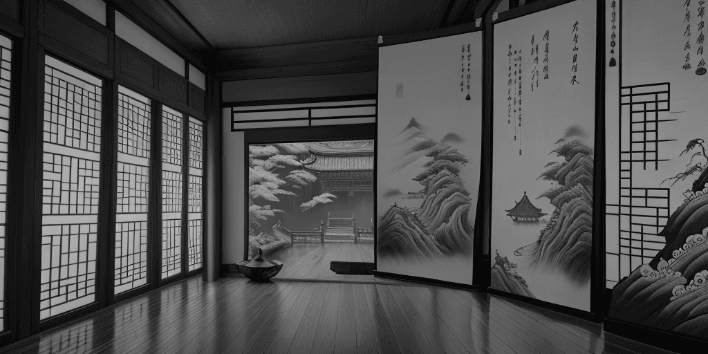AI generated: Tradition Chinese Ink Painting style of an ancient chinese ink painting,Tradition Chinese Ink Painti...