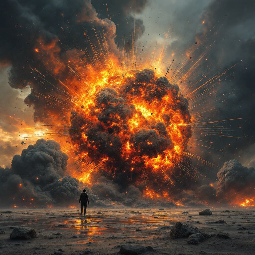AI generated: Big Explosion