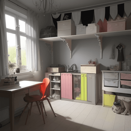 AI generated: Maak een realistische foto van een beenhouwerswinkel met een mannelijke jonge, glimlachende beenhouw...