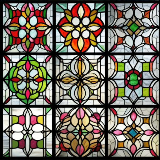 AI generated: Stained Glass Bundle, High-Resolution, Commercial Use, Stained Glass PNG, LIFETIME Access, Stained G...