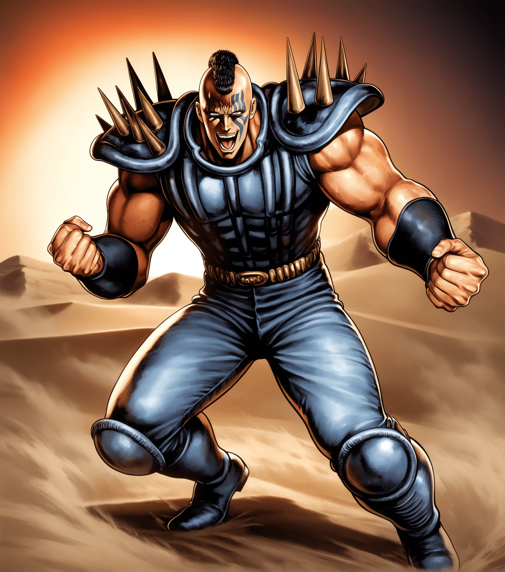 Hara tetsuo Art-Style / Hokuto no ken (Fist of the north star)