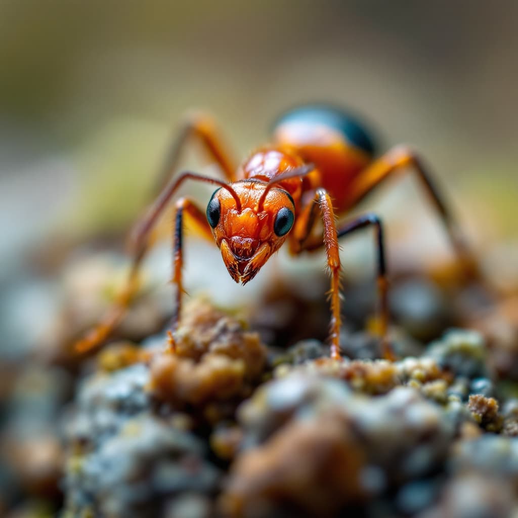 AI generated: Ant, macrophotography, professional photo, detailed, (high quality:1.1)