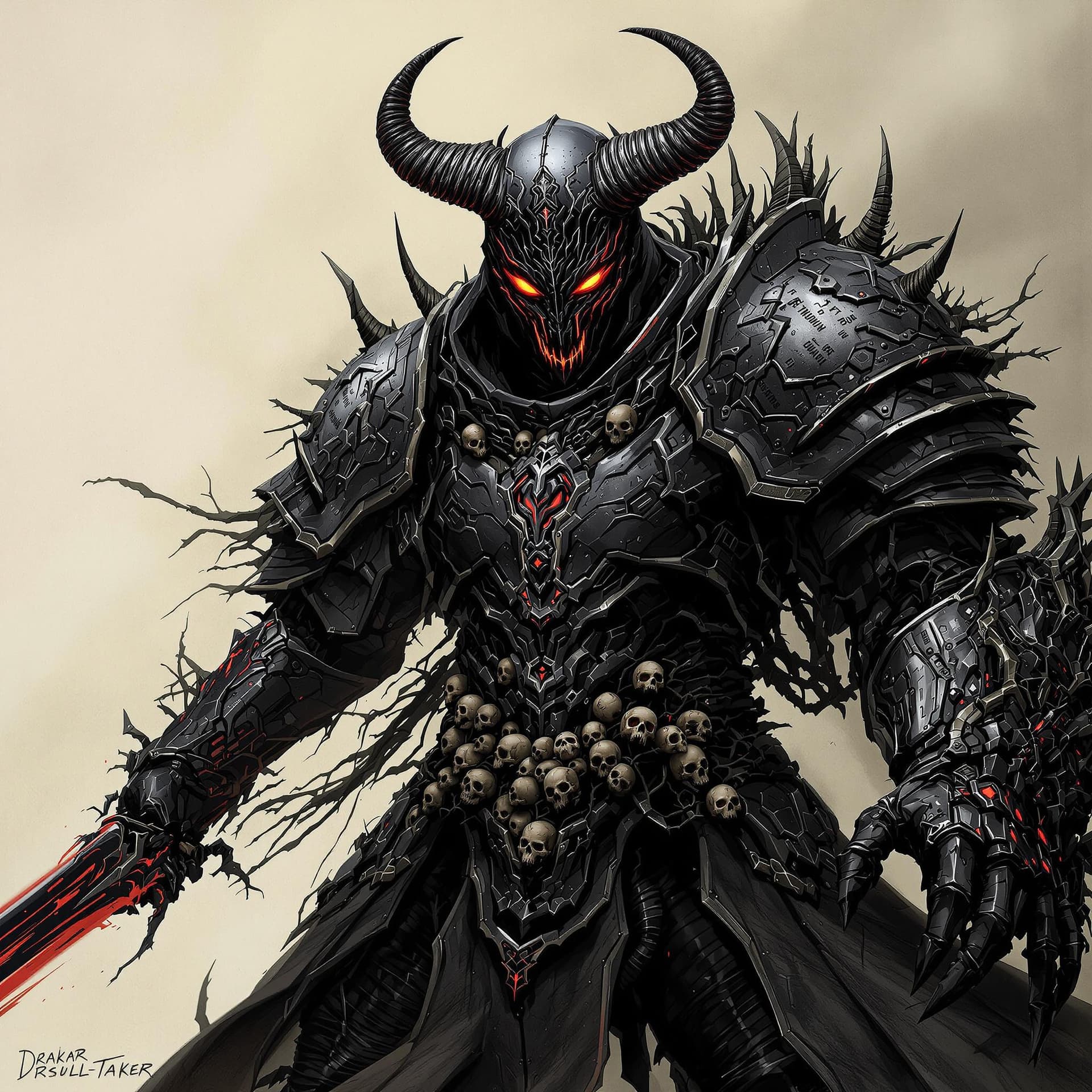AI generated: Drakar Skull-Taker – The Executioner

Death in motion, a warrior wrapped in the silence of inevitabi...