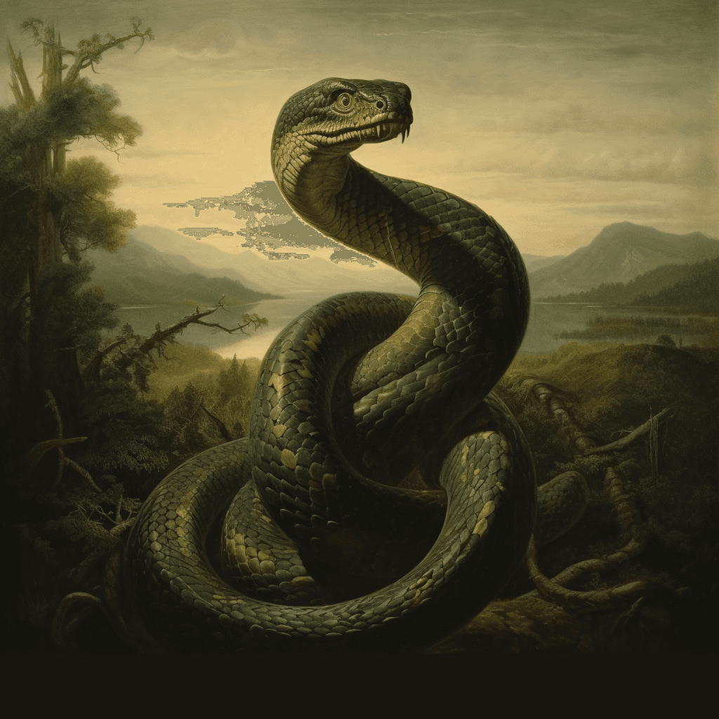 AI generated: serpent --c 25