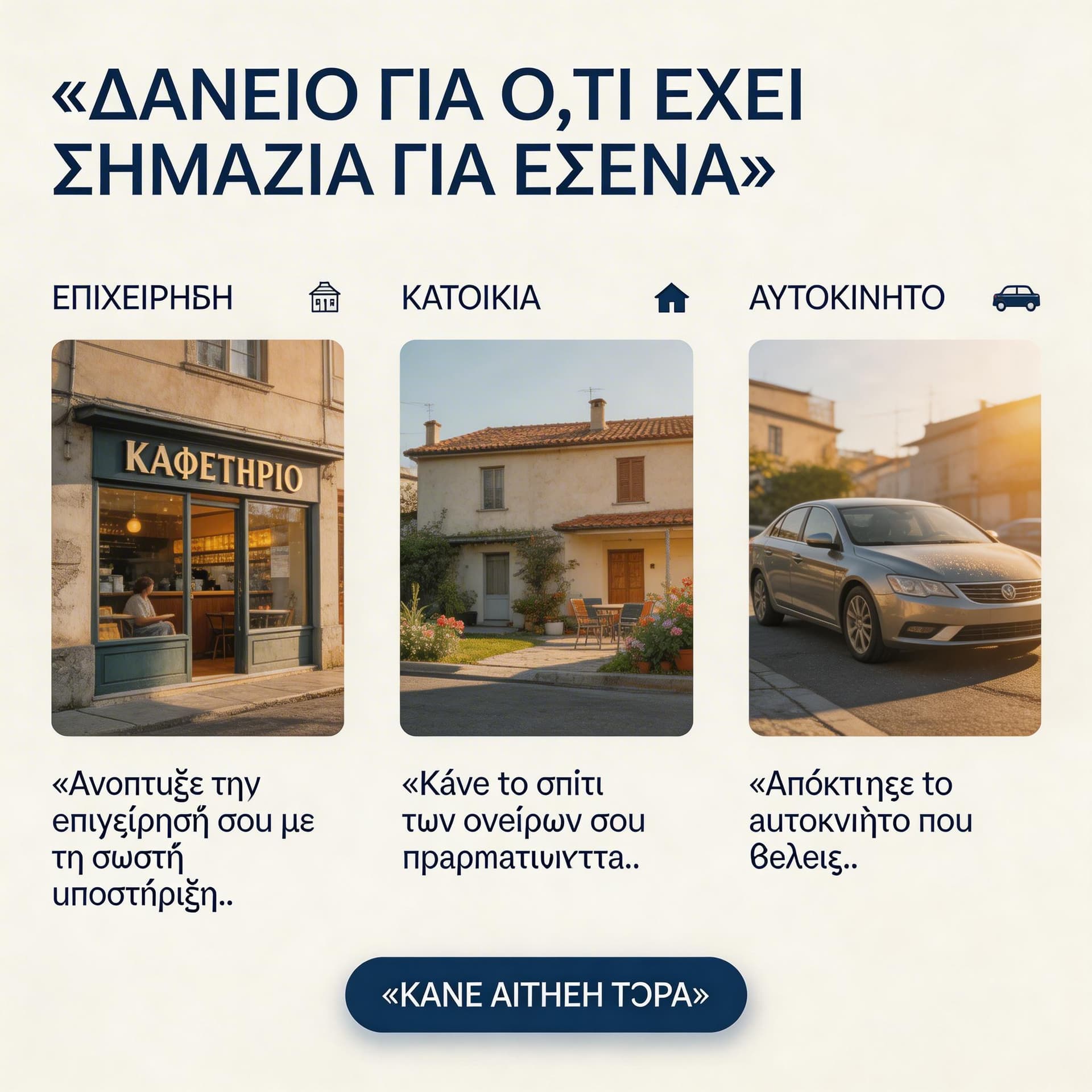 AI generated: Ultra-realistic financial advertisement poster for a modern European bank, authentic documentary-sty...