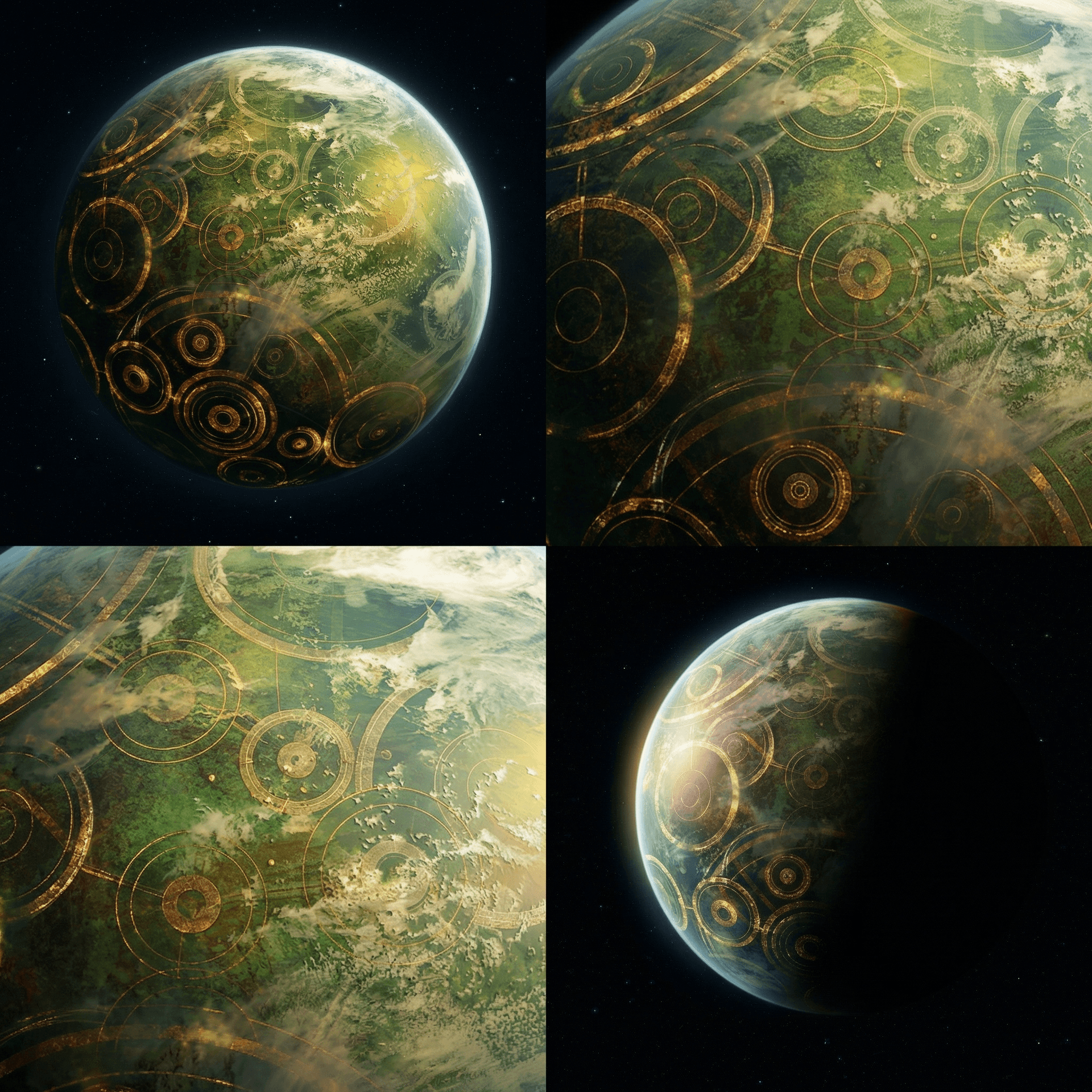 AI generated: Blend and tune the reference images and create other angles of view of Planet Artta


 Real-time ren...