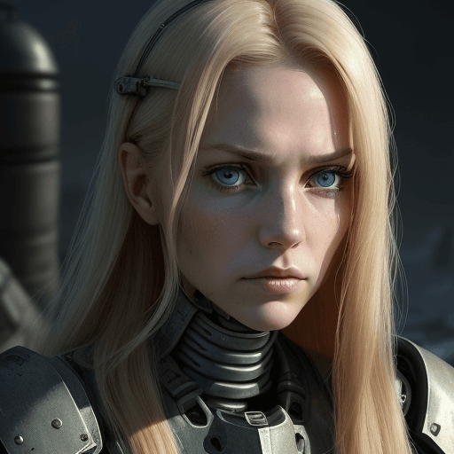 AI generated: 29
three-quarter close-up portrait, stunningly beautiful 30 y. o woman, slender athletic figure, stu...