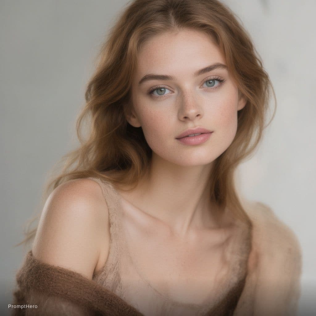 AI generated: Beautiful bust woman 