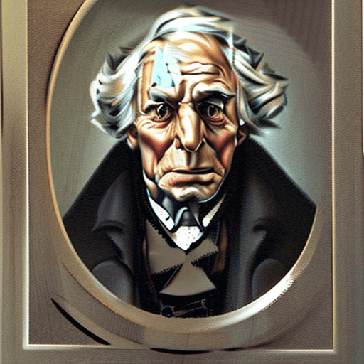 AI generated: Hyper realistic portrait of ebeneezer Scrooge 