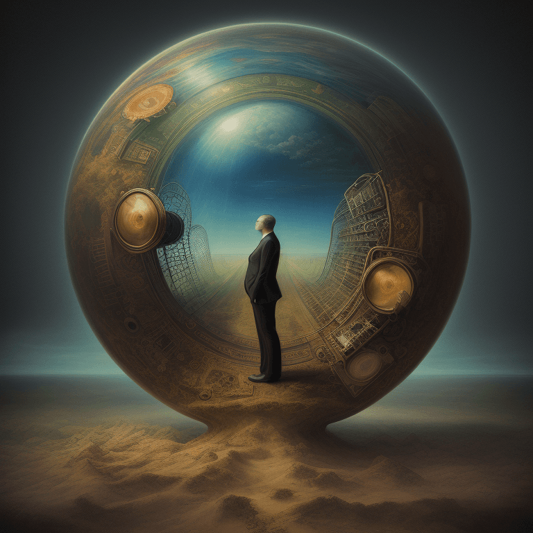 AI generated: music Album cover picture, surreal art oil picture 