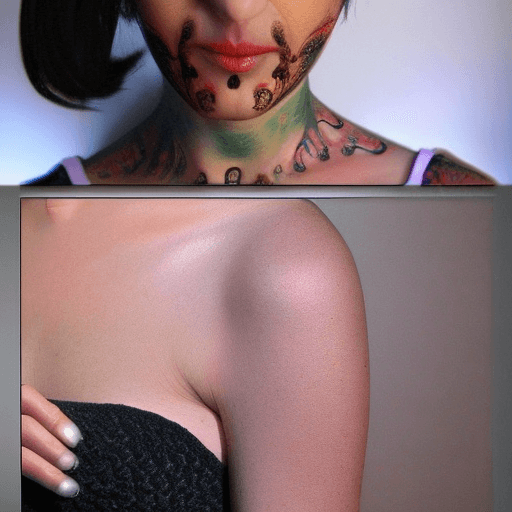 AI generated: Goth woman, handjob, big boobs, cum on boobs, naked