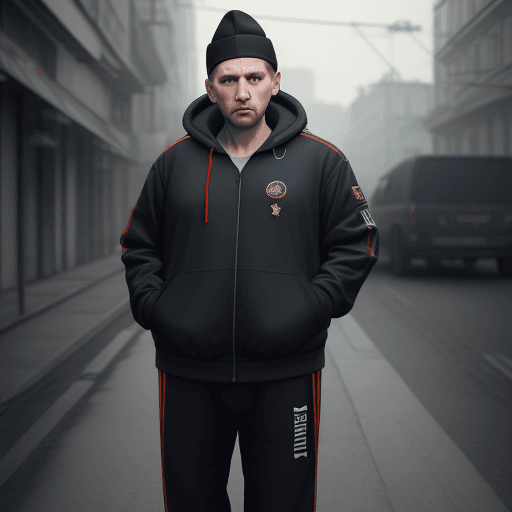 AI generated:  gopnik, 8k